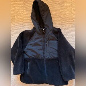 Zara Kids Black Hooded  Jacket